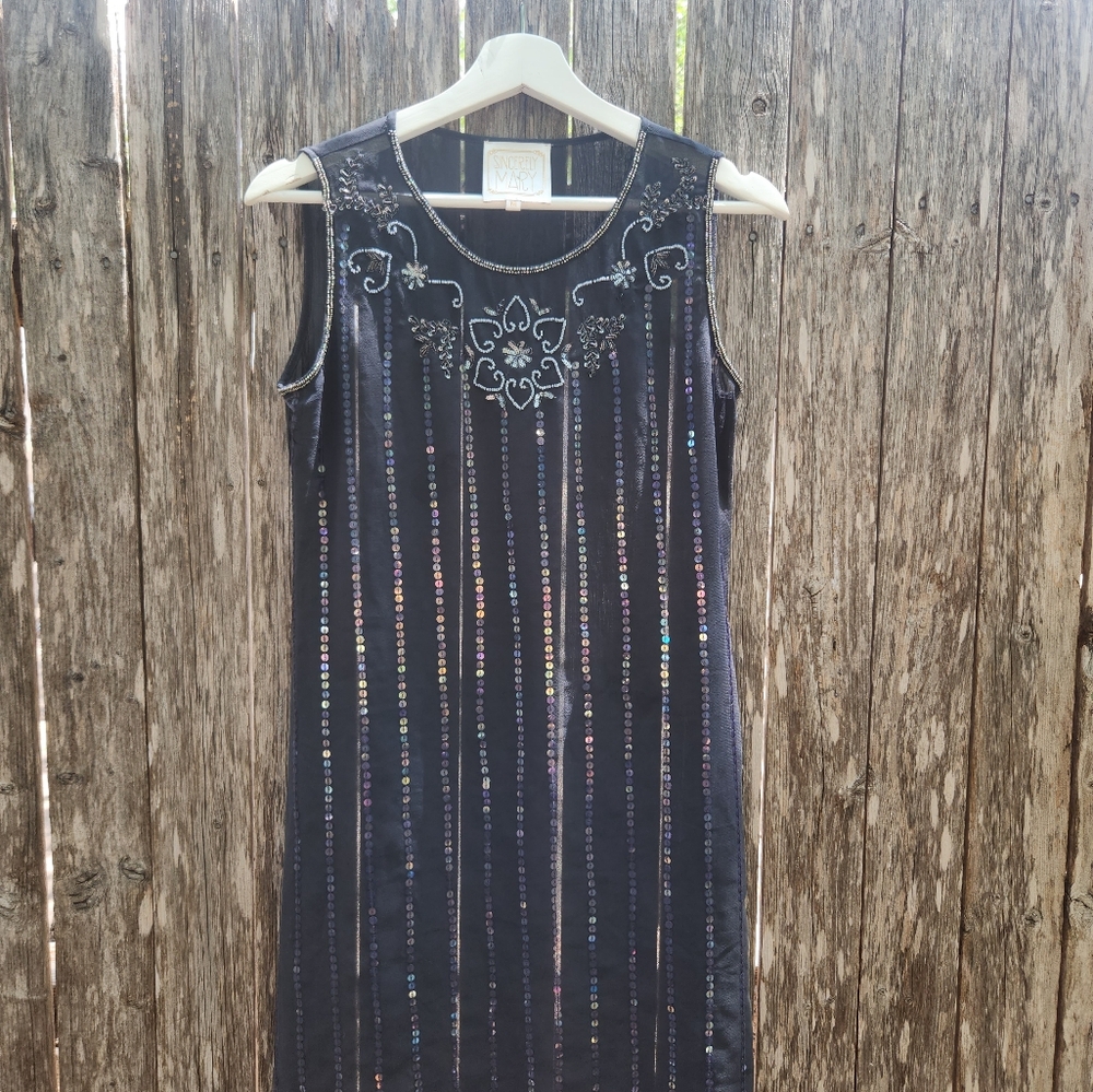 Sincerely Mary Anthropologie Sequined Dress